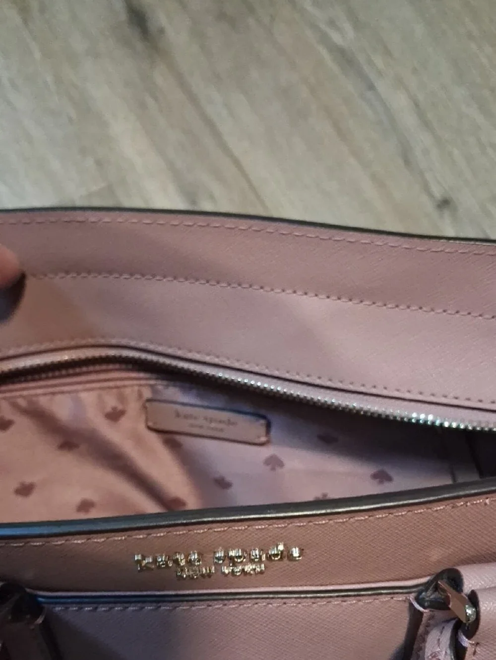 kate spade Blush Rose Leather Satchel